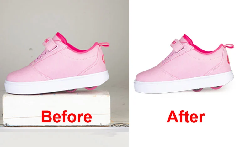 Clipping Path after before image